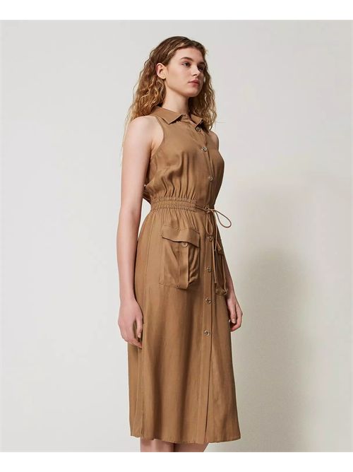 Abito lungo in envers satin TWINSET | TT2270/12438